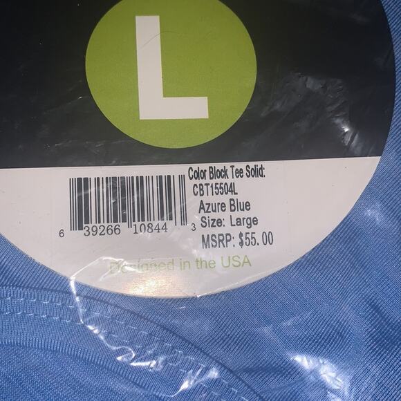 MOXIE Cycling Co. Blue Jersey Tee. Large - Picture 3 of 5